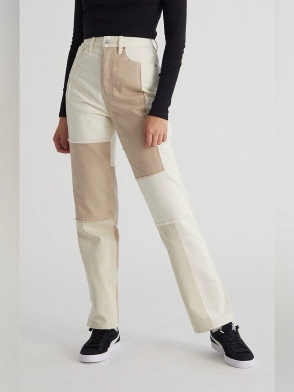 PacSun Patchwork Jeans